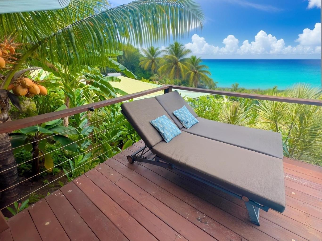 Vue Mer/3Beds/Piscine/Wifi/900 Metres De La Plage Deshaies Dış mekan fotoğraf